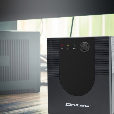 Qoltec QOLTEC ZASILACZ AWARYJNY UPS LINE INTERACTIVE | MONOLITH | 1500VA | 900W Qoltec QOLTEC ZASILACZ AWARYJNY UPS LINE INTERACTIVE | MONOLITH | 1500VA | 900W