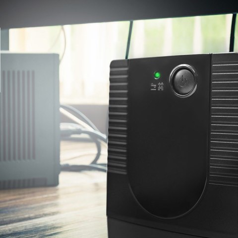 Qoltec QOLTEC ZASILACZ AWARYJNY UPS LINE INTERACTIVE | MONOLITH | 650VA | 360W Qoltec QOLTEC ZASILACZ AWARYJNY UPS LINE INTERACTIVE | MONOLITH | 650VA | 360W
