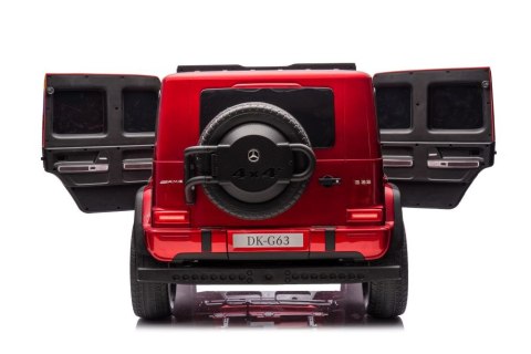 LEAN CARS Auto Na Akumulator Mercedes G63 XXL Czerwony 24V LEAN CARS Auto Na Akumulator Mercedes G63 XXL Czerwony 24V