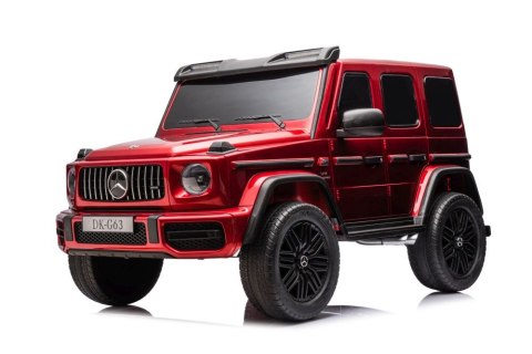 LEAN CARS Auto Na Akumulator Mercedes G63 XXL Czerwony 24V LEAN CARS Auto Na Akumulator Mercedes G63 XXL Czerwony 24V