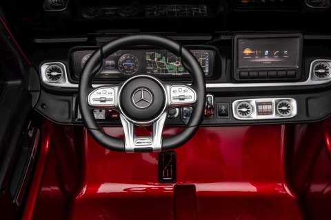 LEAN CARS Auto Na Akumulator Mercedes G63 XXL Czerwony 24V LEAN CARS Auto Na Akumulator Mercedes G63 XXL Czerwony 24V