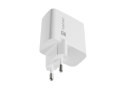 NATEC NATEC ŁADOWARKA RIBERA GAN 1X USB-A + 1X USB-C 65W BIAŁA NUC-2144