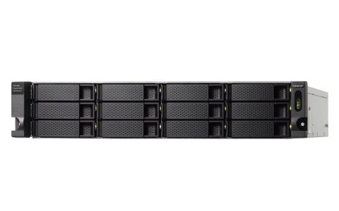 QNAP Qnap TL-R1200S-RP Expansion unit, 2U rackmount, 12x 2.5/3.5" SATA, redundant PSU, with a QXP-1600eS PCIe SATA host card and 3 SF QNAP Qnap TL-R1200S-RP Expansion unit, 2U rackmount, 12x 2.5/3.5" SATA, redundant PSU, with a QXP-1600eS PCIe SATA host card and 3 SF
