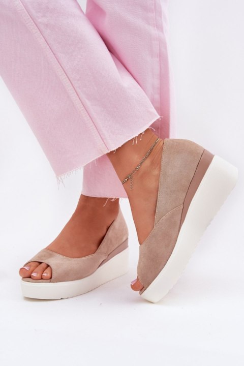 Sandały Model Velira JH528P Beige - Step in style Sandały Model Velira JH528P Beige - Step in style