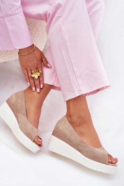 Sandały Model Velira JH528P Beige - Step in style Sandały Model Velira JH528P Beige - Step in style