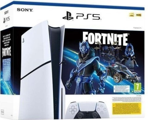 Sony Konsola Sony PlayStation 5 Slim 1TB+Fortnite (WYPRZEDAŻ) Sony Konsola Sony PlayStation 5 Slim 1TB+Fortnite (WYPRZEDAŻ)