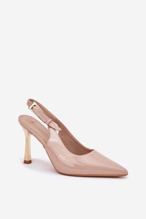 Szpilki Model Rivori LE116P Beige - Step in style Szpilki Model Rivori LE116P Beige - Step in style