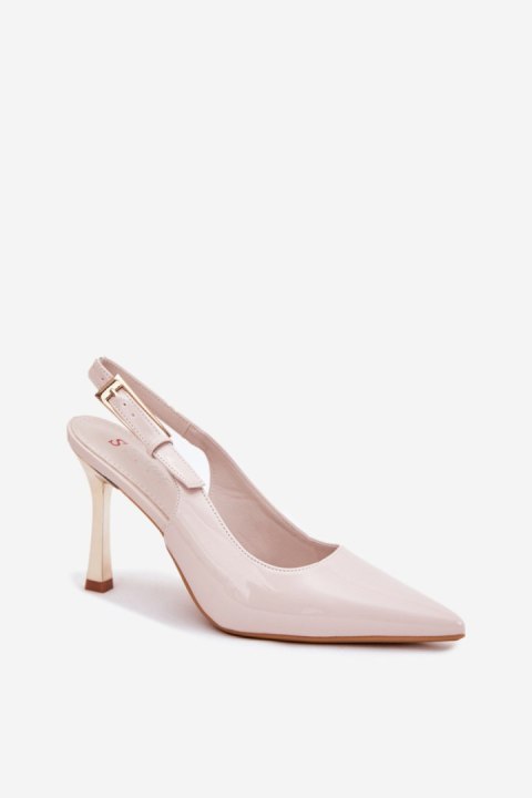 Szpilki Model Rivori LE116P Light Beige - Step in style Szpilki Model Rivori LE116P Light Beige - Step in style