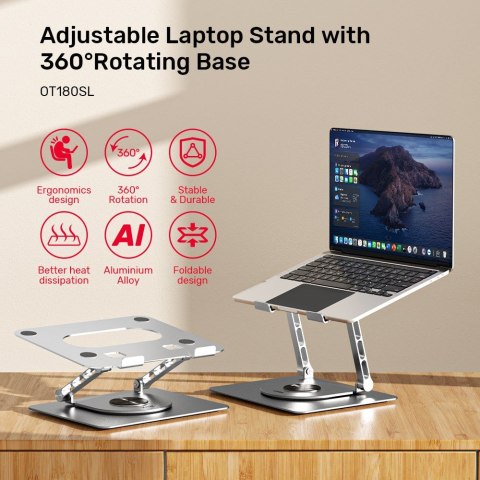 UNITEK UNITEK PODSTAWKA POD LAPTOPA REGULOWANA 360° 10-16'' UNITEK UNITEK PODSTAWKA POD LAPTOPA REGULOWANA 360° 10-16''