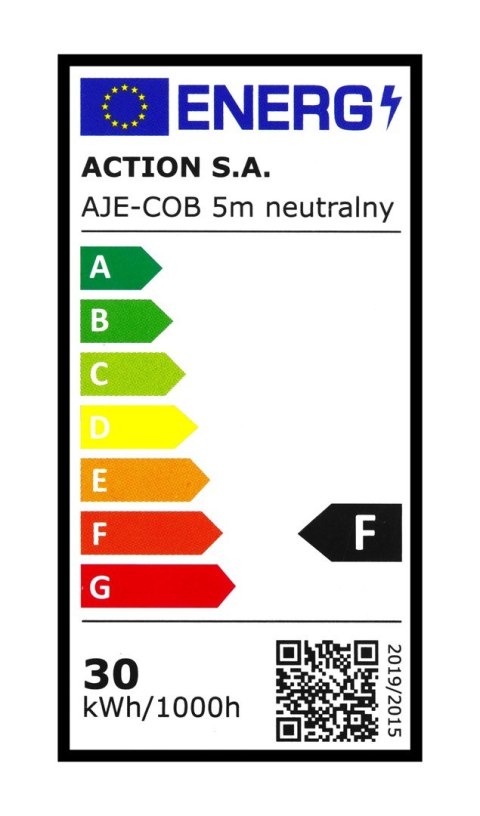 Activejet Taśma LED COB 5m barwa neutralna IP20 Activejet Taśma LED COB 5m barwa neutralna IP20
