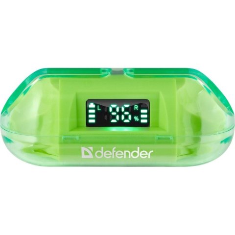 Defender DEFENDER SŁUCHAWKI BLUETOOTH TWINS 916 ZIELONE Defender DEFENDER SŁUCHAWKI BLUETOOTH TWINS 916 ZIELONE