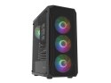 FURY FURY OBUDOWA KOMPUTEROWA FURY SHOBO SH4F RGB MIDI Z OKNEM CZARNA