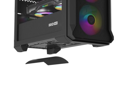 GENESIS Obudowa NATEC Genesis Irid 503 ARGB NPC-1559 (Micro ATX. Mini ITX; kolor czarny) GENESIS Obudowa NATEC Genesis Irid 503 ARGB NPC-1559 (Micro ATX. Mini ITX; kolor czarny)