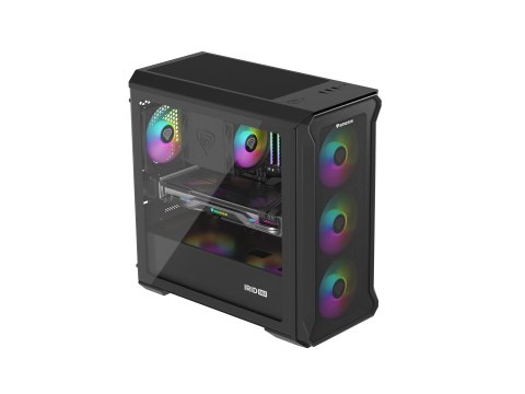 GENESIS Obudowa NATEC Genesis Irid 503 ARGB NPC-1559 (Micro ATX. Mini ITX; kolor czarny) GENESIS Obudowa NATEC Genesis Irid 503 ARGB NPC-1559 (Micro ATX. Mini ITX; kolor czarny)