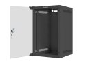 Lanberg Szafa rack Lanberg WF10-2309-10B (9U; 462mm / 280mm / 310 mm; wisząca; Szklane; 10"; kolor czarny)