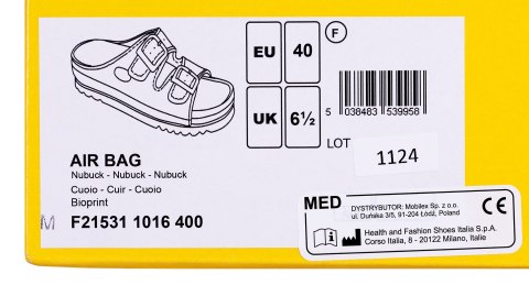 Mobilex Klapki Scholl AIR BAG Mobilex Klapki Scholl AIR BAG