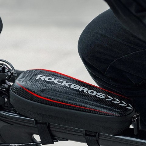 Rockbros Torba rowerowa Rockbros B62-1 na kierownicę lub ramę 3 l - czarna Rockbros Torba rowerowa Rockbros B62-1 na kierownicę lub ramę 3 l - czarna