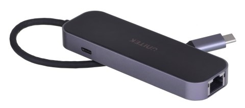 UNITEK UNITEK HUB USB-C 3.1, RJ-45,3XUSB-A,HDMI,4K,PD100W UNITEK UNITEK HUB USB-C 3.1, RJ-45,3XUSB-A,HDMI,4K,PD100W