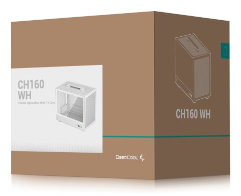 DEEPCOOL Obudowa DeepCool CH160 WH DEEPCOOL Obudowa DeepCool CH160 WH