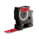 DYMO Dymo- Taśma D1 - 19 mm x 7 m czarny / czerwony