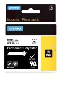 DYMO Taśma DYMO RHINO poliestrowa biała 18482 (9 mm )