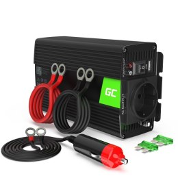 Green Cell GREEN CELL PRZETWORNICA INV02DE 24V-230V 300W/600W MODYFIKOWANA SINUSOIDA
