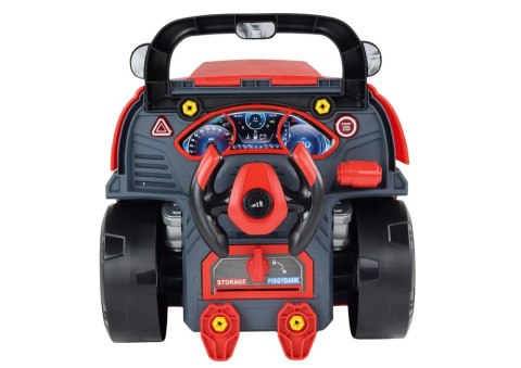 LEAN Toys Silnik Ciężarówka Do Rozkręcania Zestaw Majsterkowicza Czerwony Warsztat