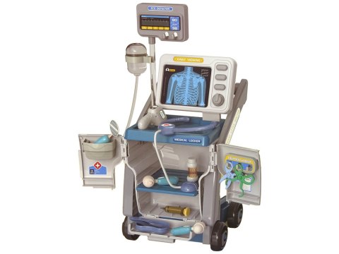 LEAN Toys Zestaw Małego Doktora Stetoskop Światła Różowy