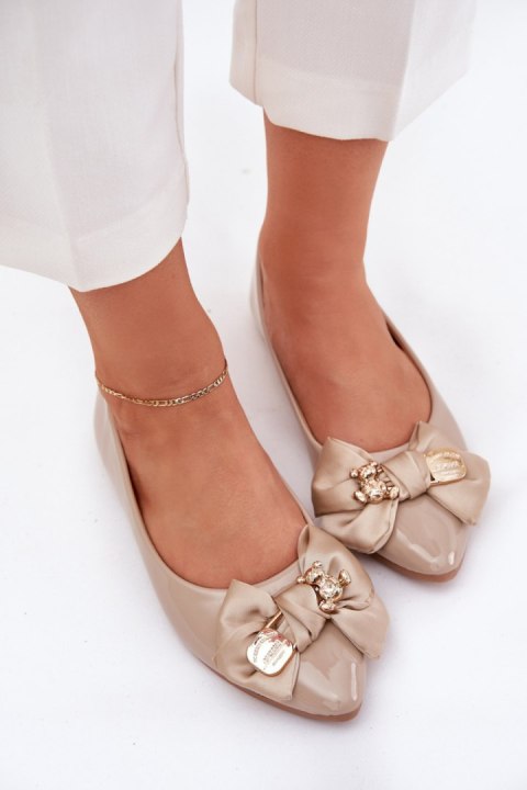 Baleriny Model Rivona ZA41 Dark Beige - Step in style Baleriny Model Rivona ZA41 Dark Beige - Step in style