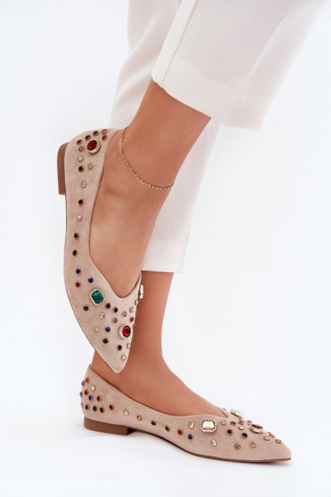Baleriny Model Valena JH525P Beige - Step in style Baleriny Model Valena JH525P Beige - Step in style