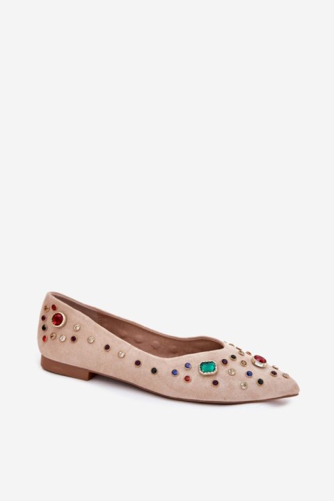 Baleriny Model Valena JH525P Beige - Step in style Baleriny Model Valena JH525P Beige - Step in style