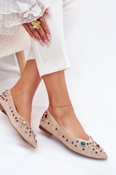 Baleriny Model Valena JH525P Beige - Step in style Baleriny Model Valena JH525P Beige - Step in style