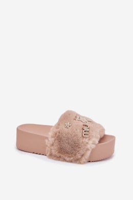 Sandał Klapki Model Livira BG213P Beige - Step in style
