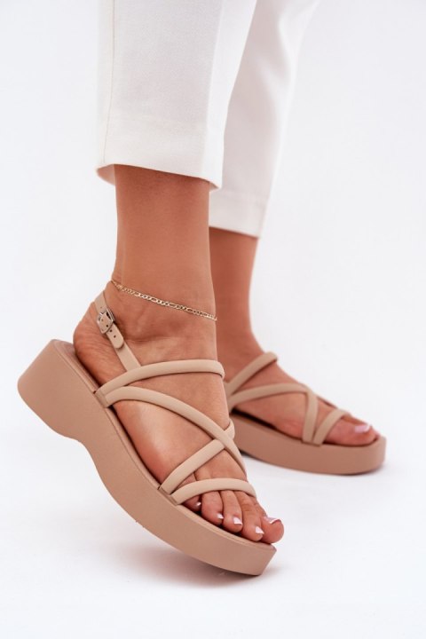 Sandały Model Civara LL-368 Beige - Step in style Sandały Model Civara LL-368 Beige - Step in style