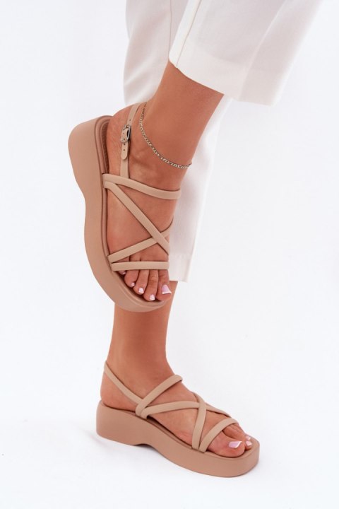 Sandały Model Civara LL-368 Beige - Step in style Sandały Model Civara LL-368 Beige - Step in style