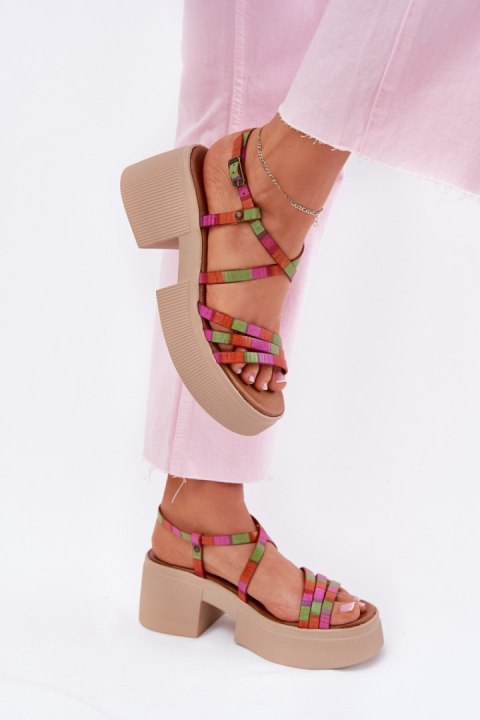 Sandały Model Maciejka 06990-39 Multicolor - Step in style Sandały Model Maciejka 06990-39 Multicolor - Step in style