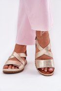 Sandały Model Maciejka L6848-25 Gold - Step in style