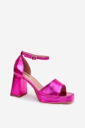 Sandały Model Marila KK54P Fuksja - Step in style