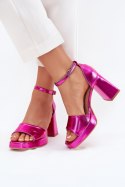 Sandały Model Marila KK54P Fuksja - Step in style