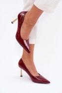 Szpilki Model Mivira LE137P Bordo - Step in style