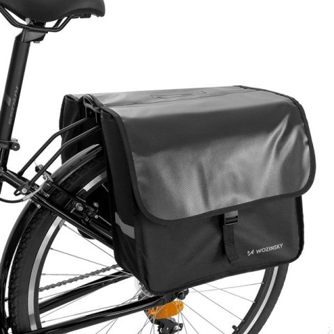 Wozinsky Wozinsky sakwa rowerowa na bagażnik podwójna 28 l czarna (WBB34BK) Wozinsky Wozinsky sakwa rowerowa na bagażnik podwójna 28 l czarna (WBB34BK)