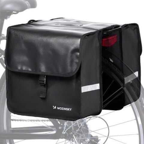 Wozinsky Wozinsky sakwa rowerowa na bagażnik podwójna 28 l czarna (WBB34BK) Wozinsky Wozinsky sakwa rowerowa na bagażnik podwójna 28 l czarna (WBB34BK)