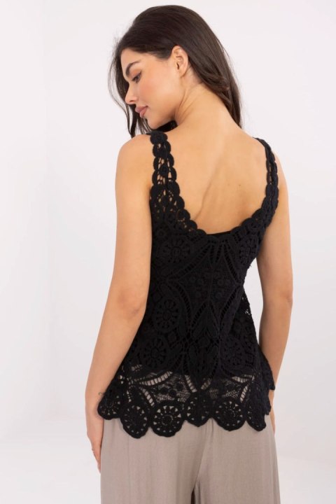 Bluzka Model MI-BZ-9006.75 Black - Italy Moda Bluzka Model MI-BZ-9006.75 Black - Italy Moda