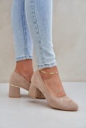Czółenka Model Zelfitis XY26P Dark Beige - Step in style
