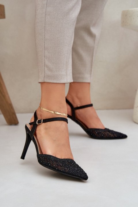 Szpilki Model Nanadra CC241P Black - Step in style Szpilki Model Nanadra CC241P Black - Step in style