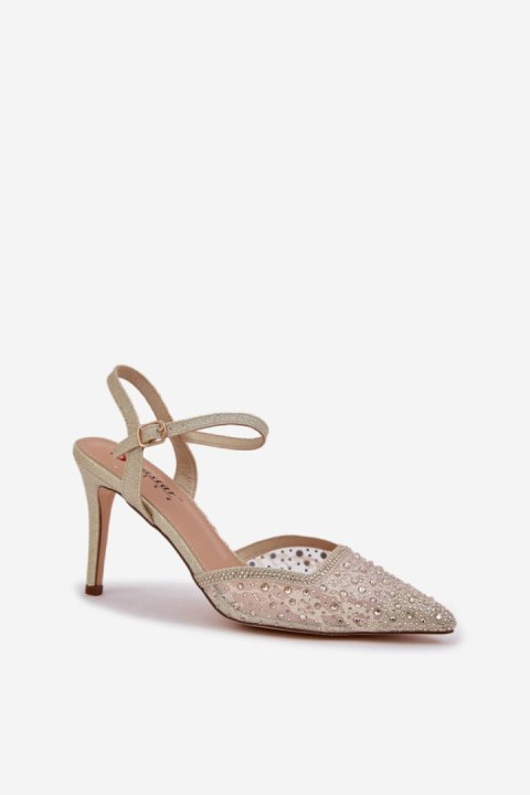 Szpilki Model Nanadra CC241P Gold - Step in style Szpilki Model Nanadra CC241P Gold - Step in style