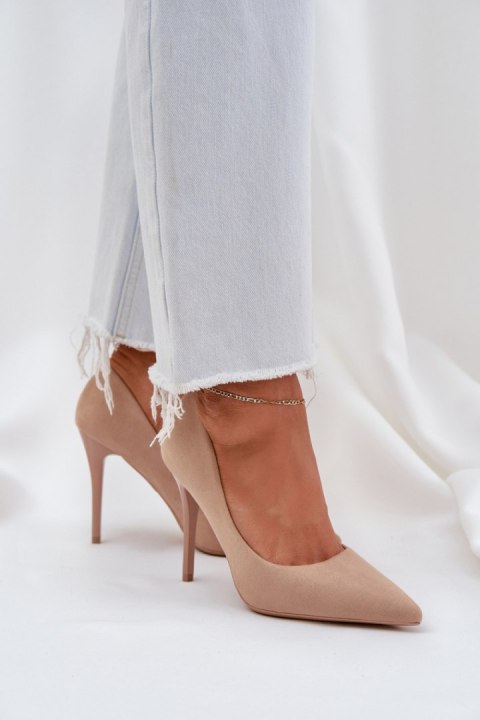 Szpilki Model Navinda LE113P Beige - Step in style Szpilki Model Navinda LE113P Beige - Step in style