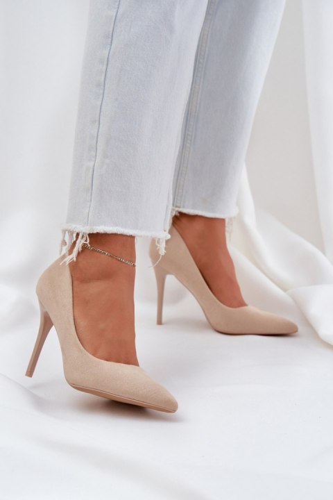 Szpilki Model Navinda LE113P Light Beige - Step in style Szpilki Model Navinda LE113P Light Beige - Step in style