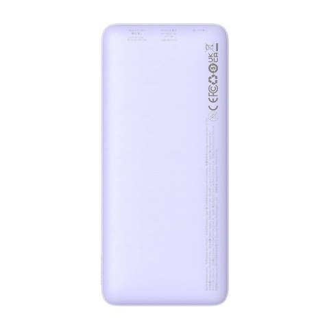 Baseus BASEUS POWERBANK AIRPOW 10000MAH 20W (FIOLETOWY) Baseus BASEUS POWERBANK AIRPOW 10000MAH 20W (FIOLETOWY)