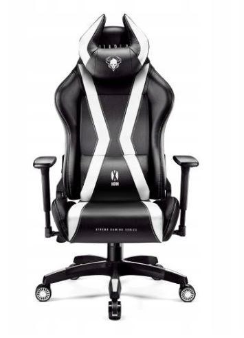 DIABLO CHAIRS Fotel gamingowy DIABLO X-HORN 2.0 normal fotel czarno-biały DIABLO CHAIRS Fotel gamingowy DIABLO X-HORN 2.0 normal fotel czarno-biały